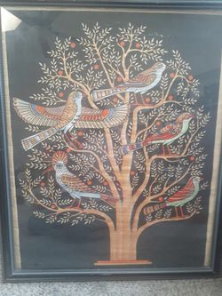 Parchment Paper Egyptian Painting