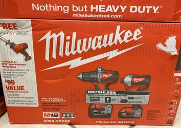 Milwaukee 2893-22CXP M18 Brushless Combo Kit