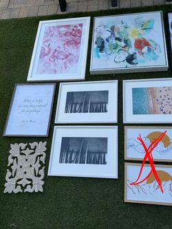 Lot of Wall Prints $8 each Various Sizes