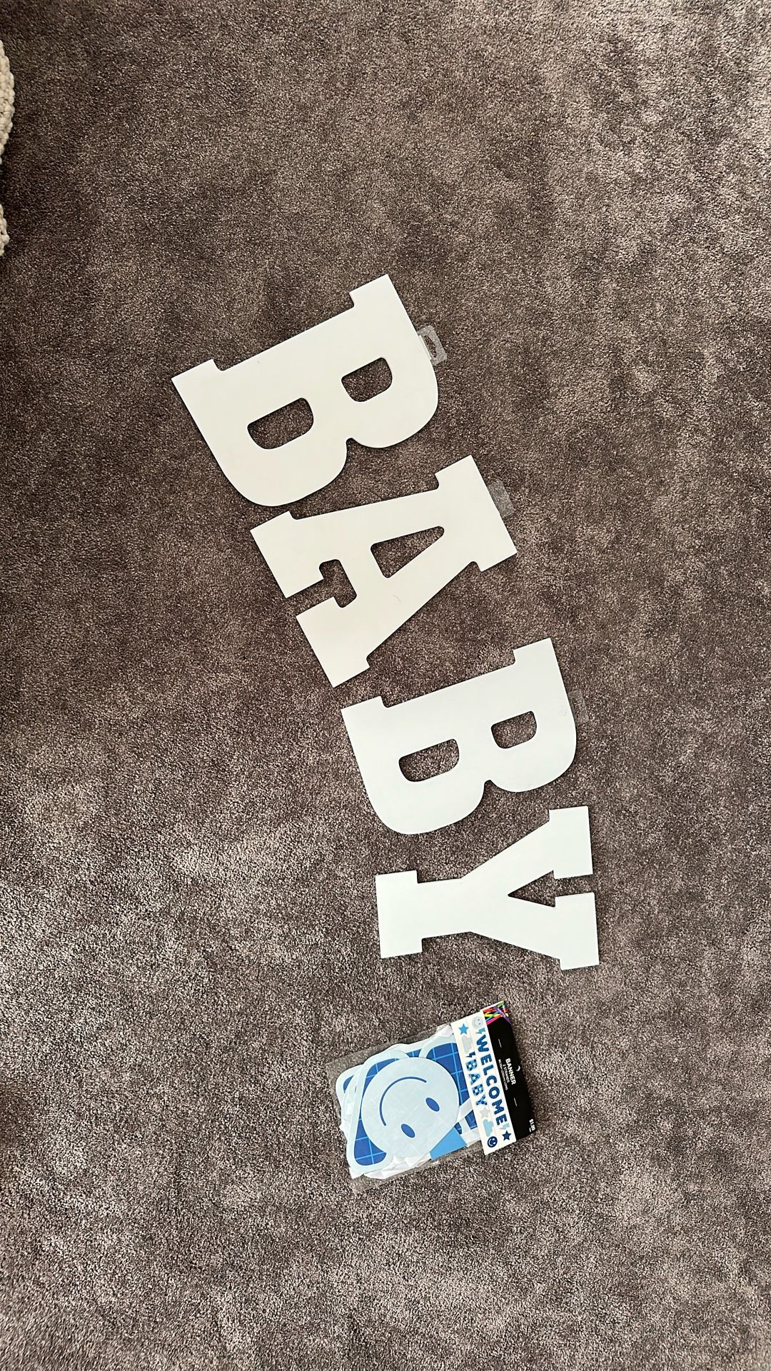 Wooden baby Letters Flat