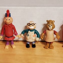 Lot Of 6 Teddy Ruxpin Posable Action Figures 1986