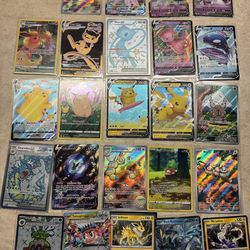 Pokemon Card Lot - Alt Arts, SIRs, Mew ex, Tyranitar, Pikachu VMAX & More!