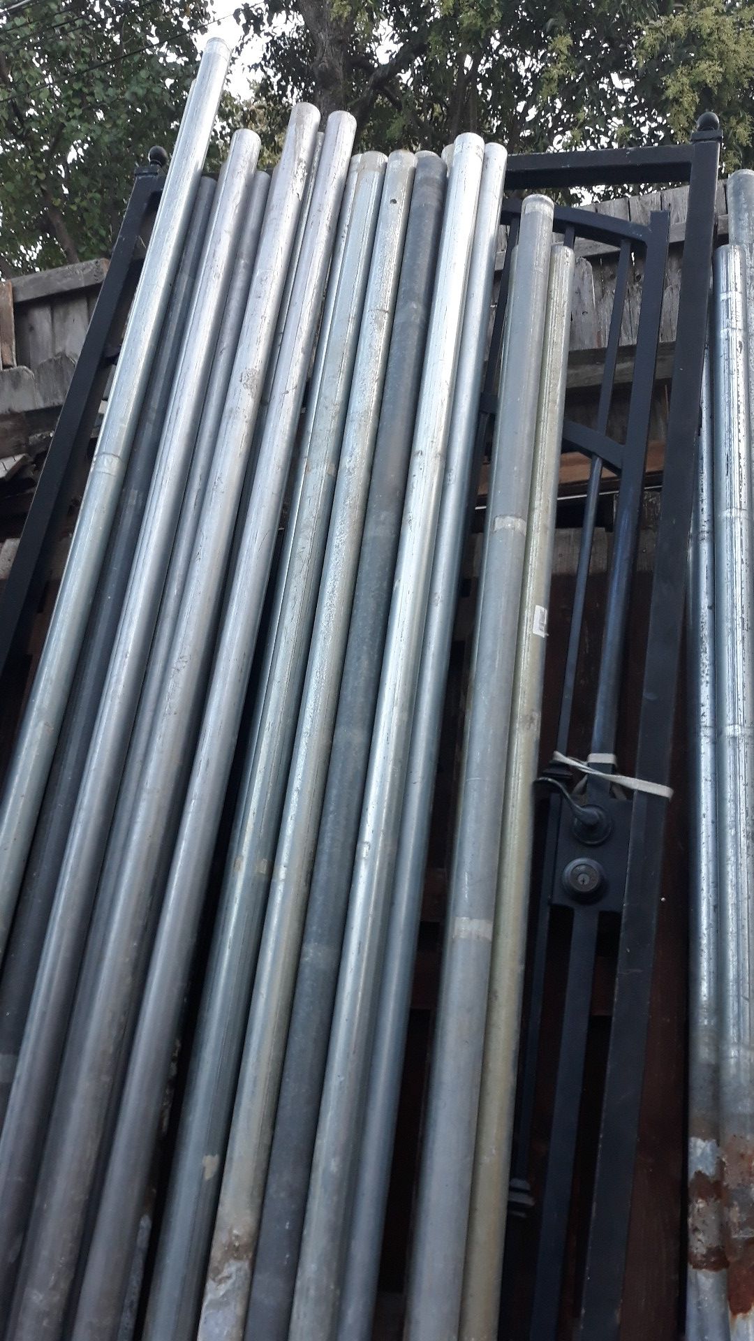 2 3/8inch metal fence posts