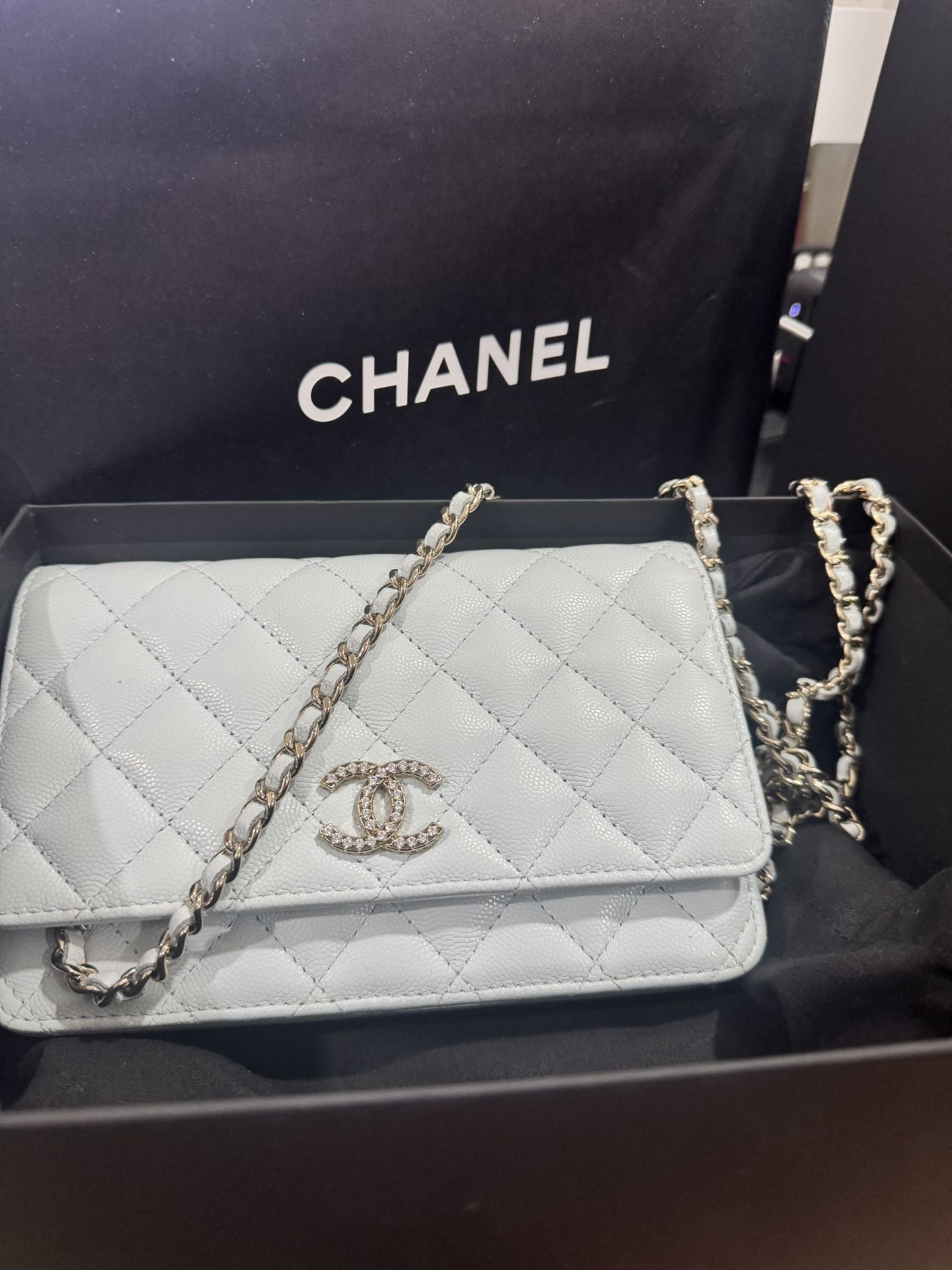 Chanel Blue Cross Body Bag
