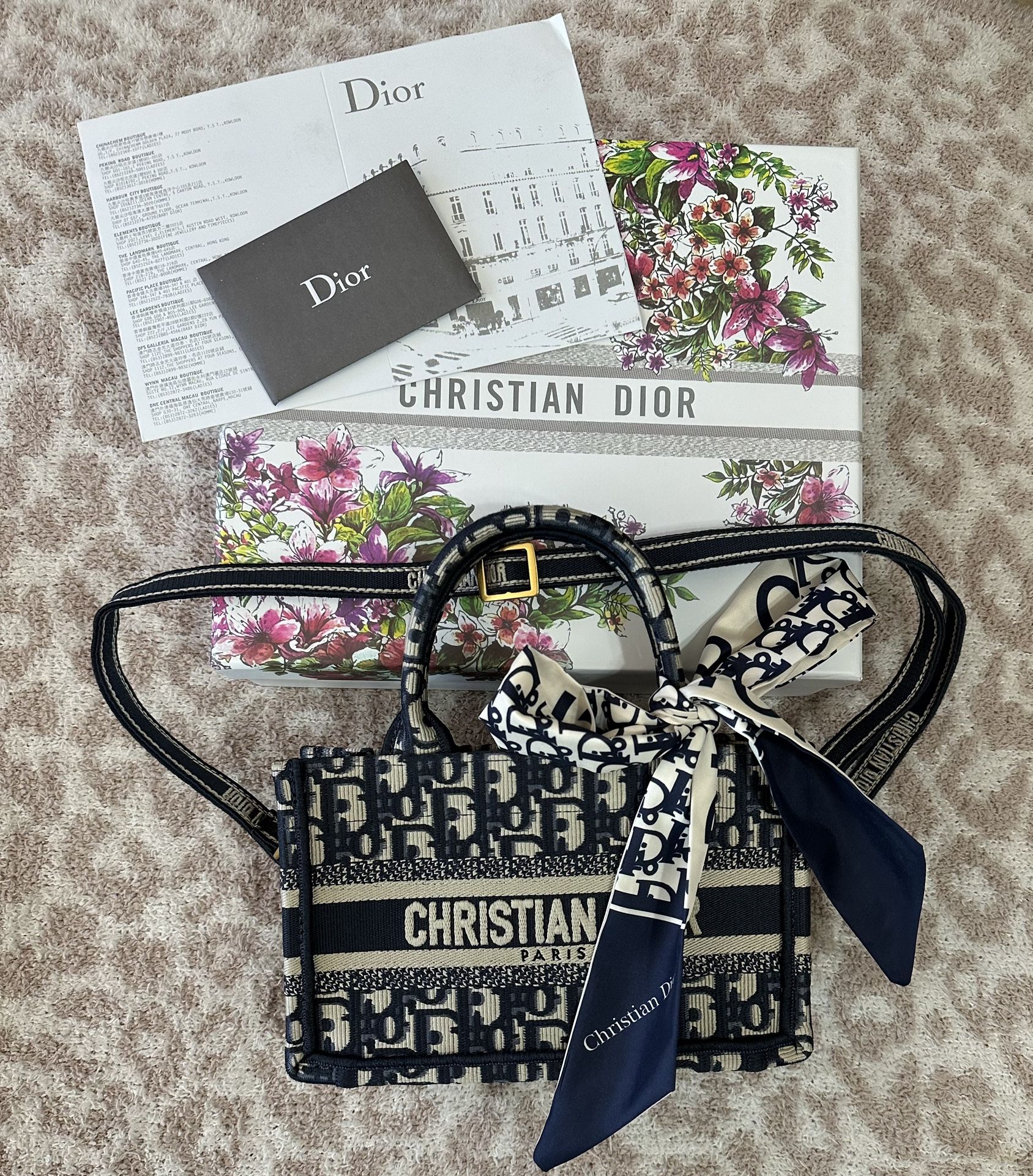 Christian Dior Mini Book Tote $255 **READ DESCRIPTION**