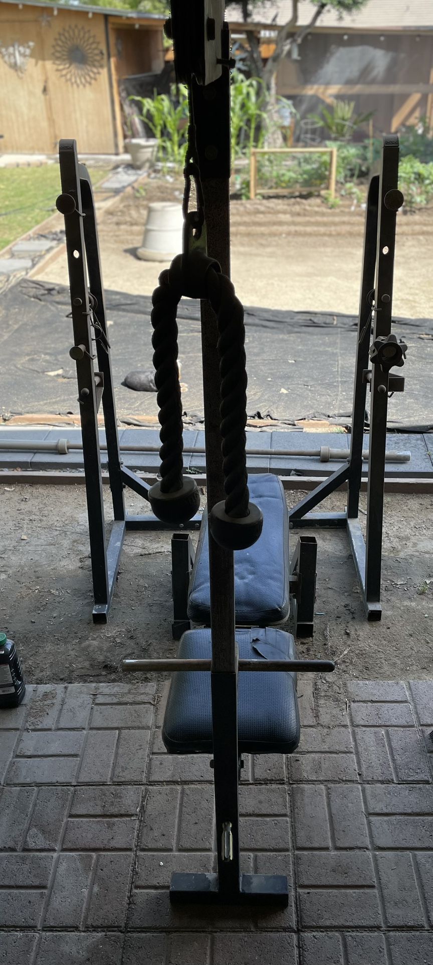 Weight Bench And Squat Rack