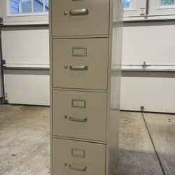 Hon 4 Drawer File Metal Cabinet