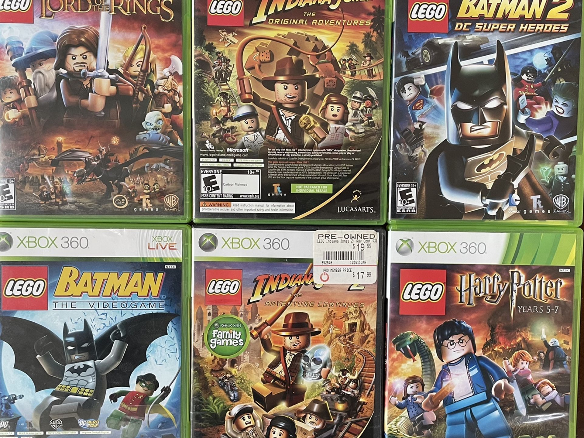 8 Lego Games - Xbox 360