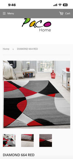 Carpet 6’7”x 9’6”