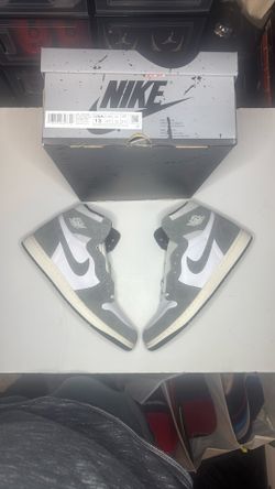 Jordan High OG 1’s/ Black Fire, Red And White/ 13m/14.5w
