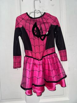 Spider girl costume pink size 4-5