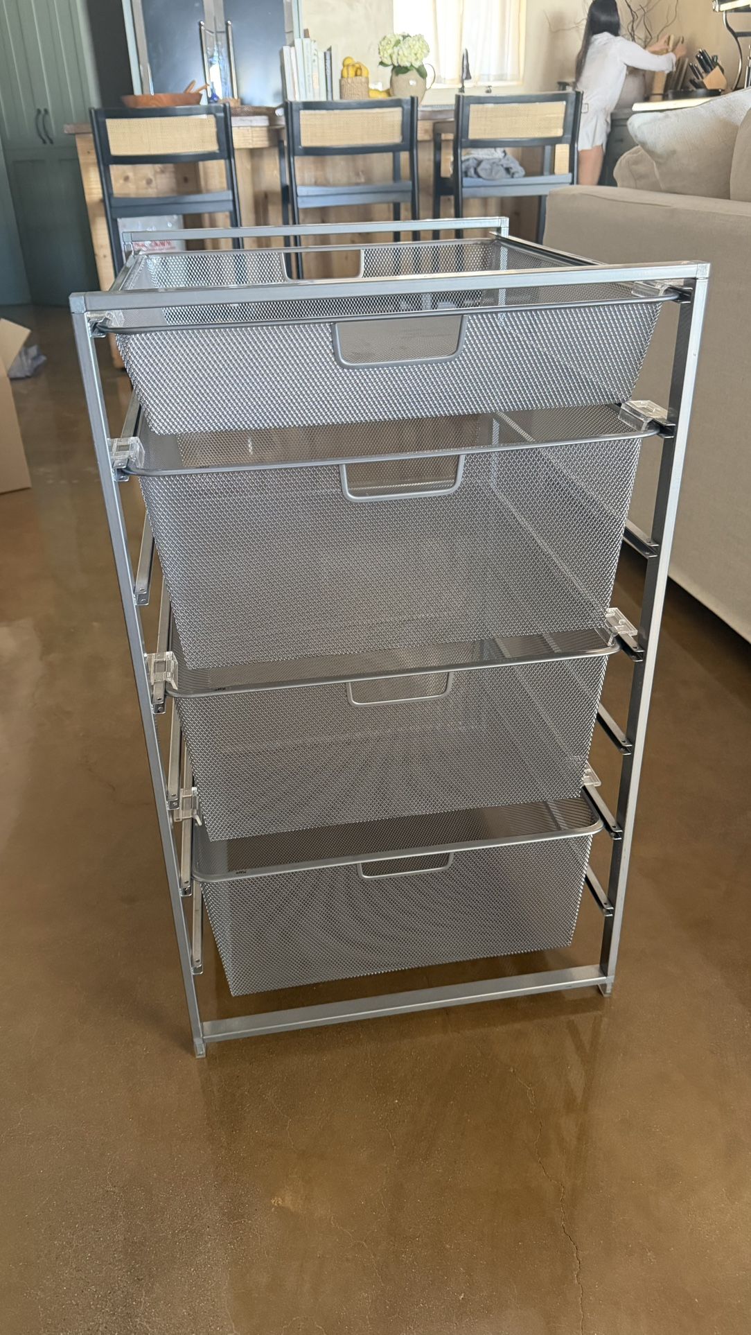 Elfa Mesh Closet Drawers