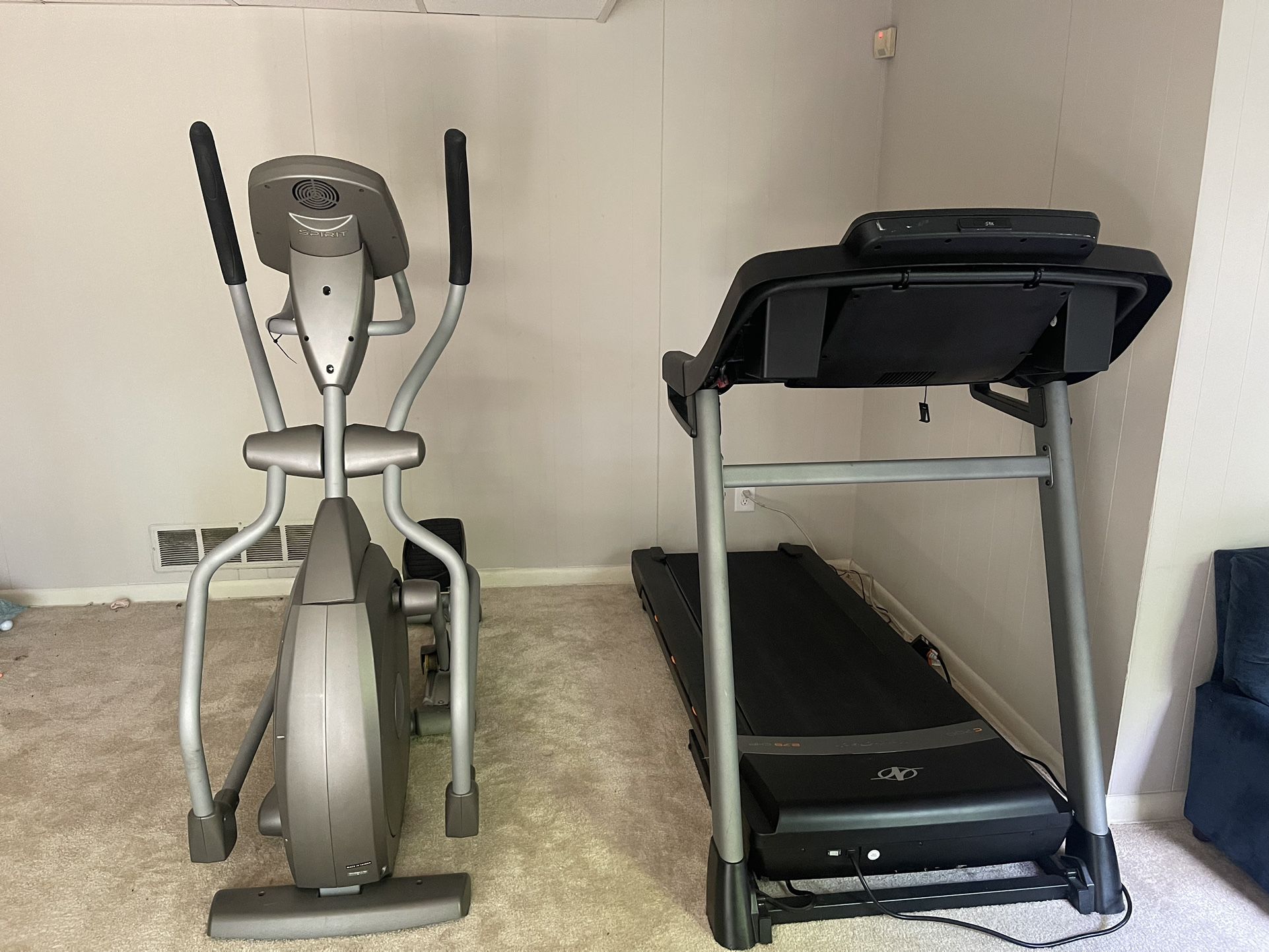 Treadmill and elliptical  $25