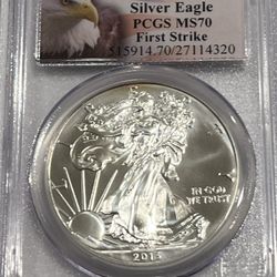2013 Silver Eagle MS70 