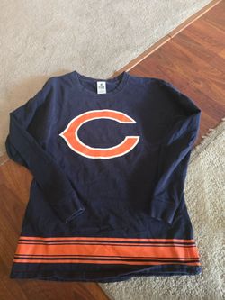 Chicago Bears NFL Long Sleeve Shirt LADIES MEDIUM VICTORIA SECRET