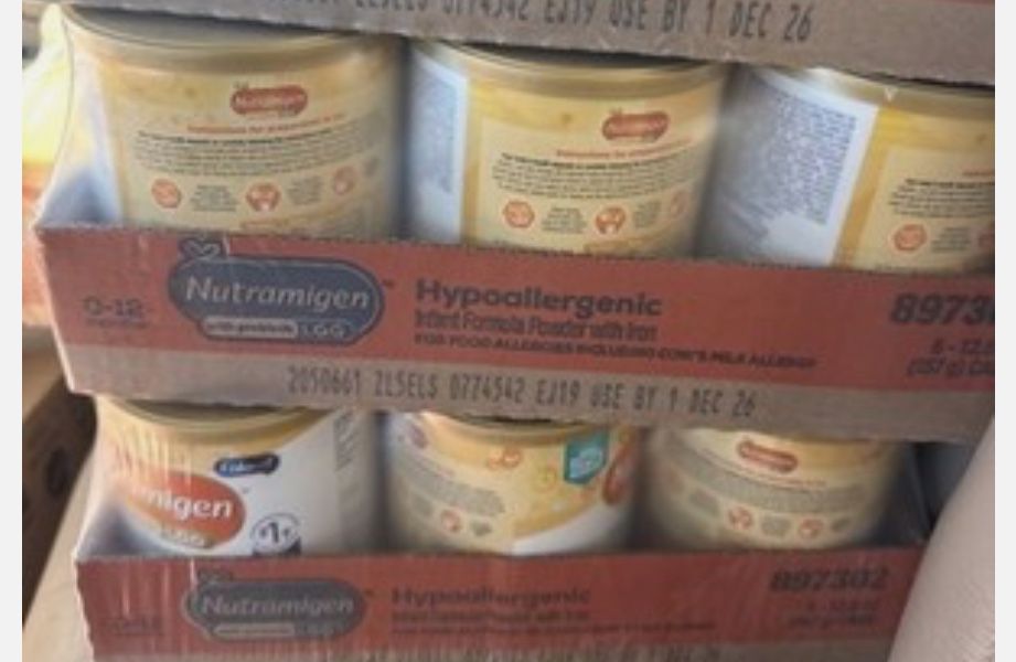 Nutramigen Case. 6 cans of 12. 6oz