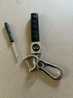 Leather Key Chain For Infiniti