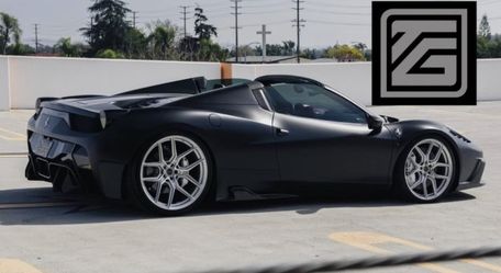 🖤💎 20x9 / 21x12 MVF5 Forged Wheels for Corvette C8 🚘 Silver Concave Rims 💎🖤