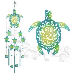 Brand New Wind Chimes, Sea Turtle Wind Chimes for Outside, Memorial Gift for Mom, Wind Chimes Outdoor Clearance, Garden Decor, Turtle Lover Gifts