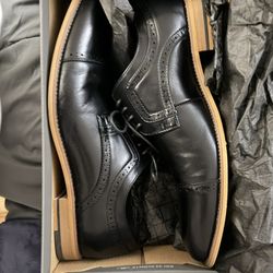 Stacy Adams Men’s Black Cap Toe Dress Shoes – Size 12 – New