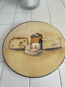 10 5/8" Fromage Williams Sonoma Cheese Serving Platter Cheese Tray Server Made In Italy