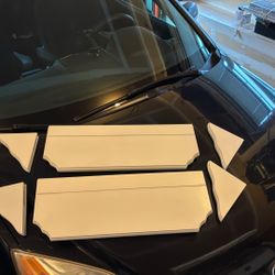 2 Floating Shelves, 24” X 9”