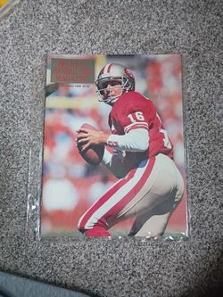 Beckett Football Card Magazine Joe Montana