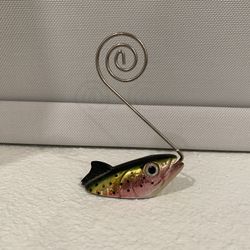 Fish Card Envelope Holder Picture Frame 
