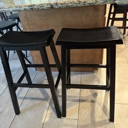 Barstool Brown Wood 