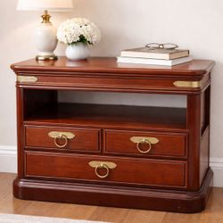 Classic solid wood nightstand / small dresser