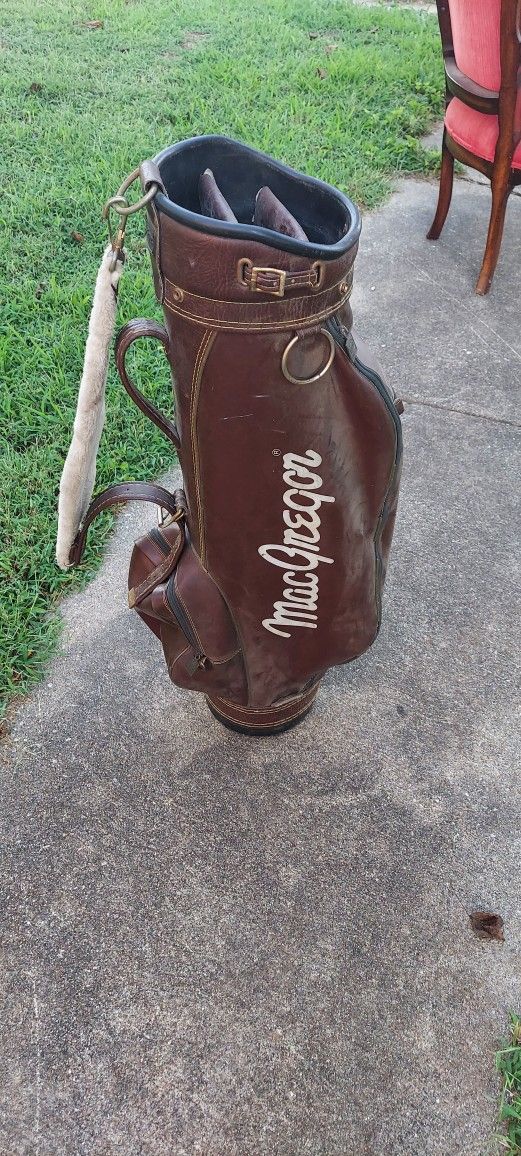 "Antique" Leather Golf Bags