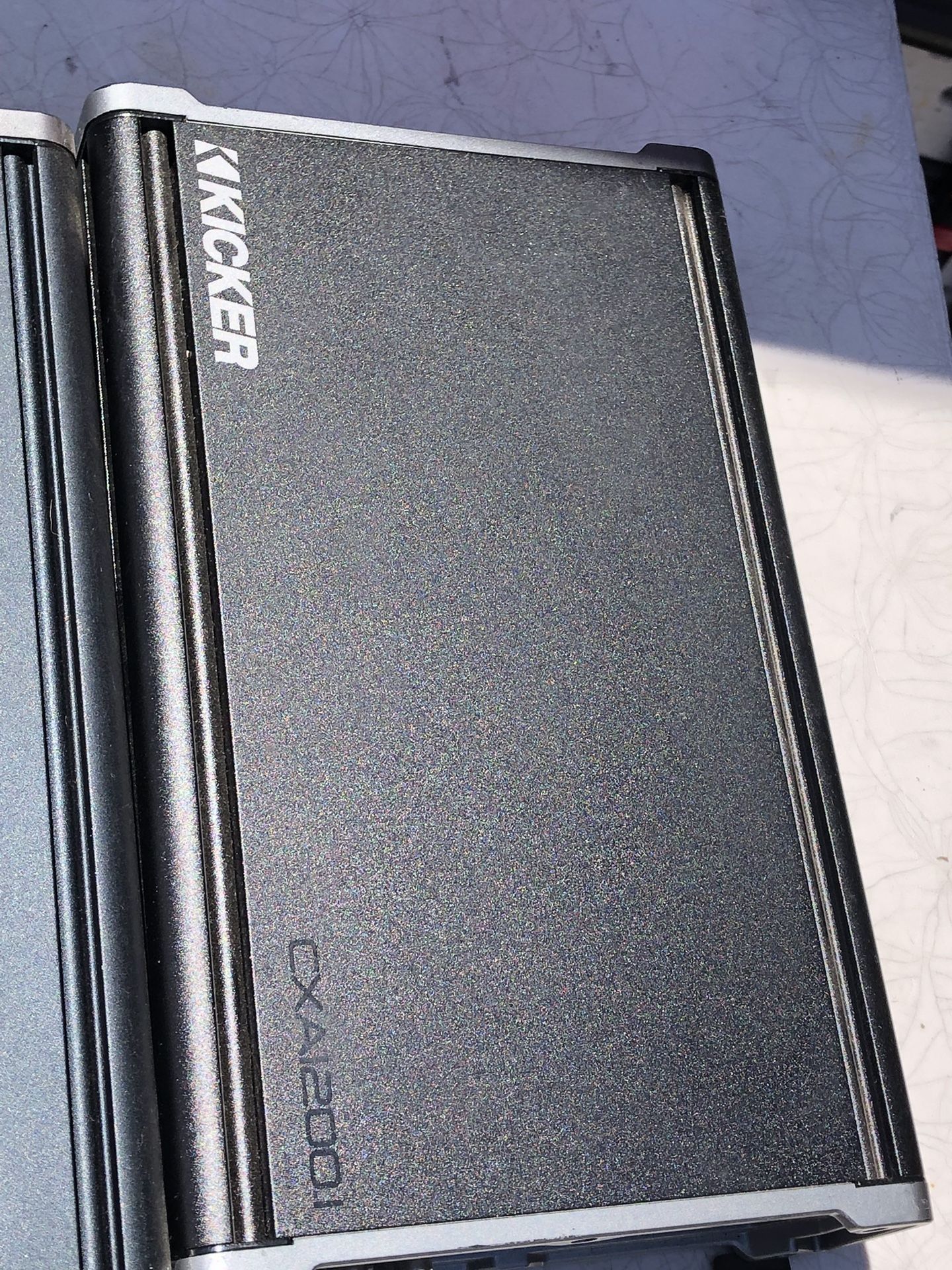 Kicker 46CXA1200.1T CX Series mono subwoofer amplifier — 1,200 watts RMS x 1 at 2 ohms