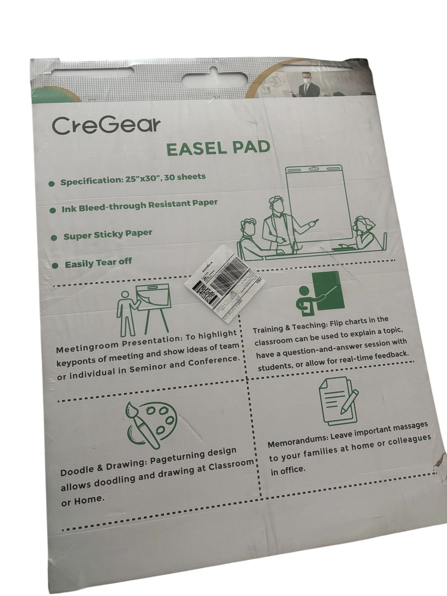 CreGear Easel Pad 25”x30” 30 sheets - Set of 3 Pads