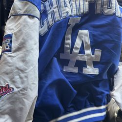 Authentic Dodgers Jacket Sz L