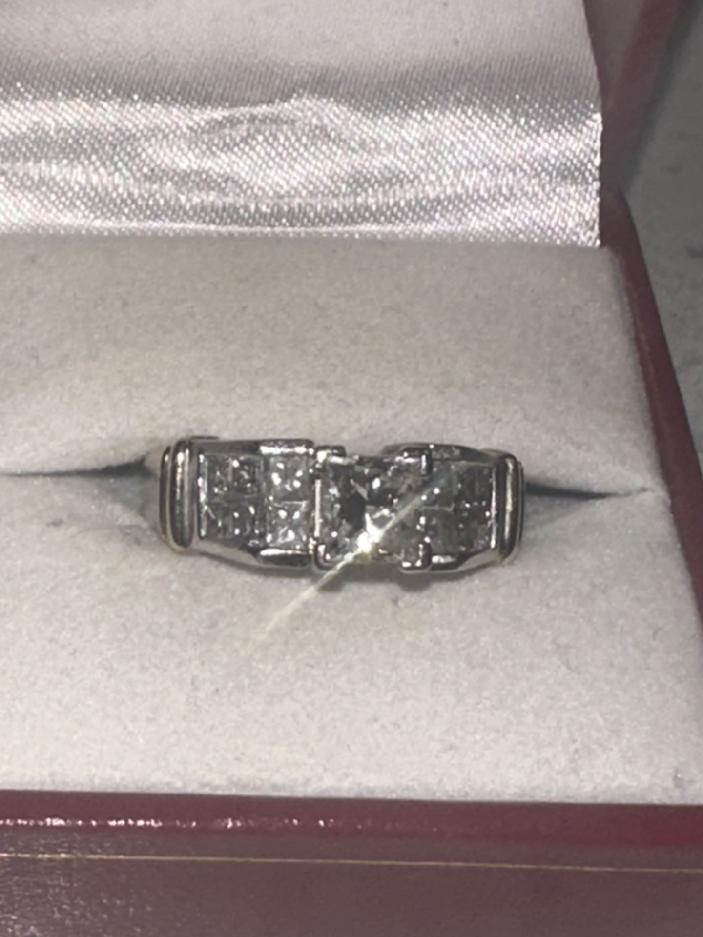 💎 Stunning 2.4 CT Diamond Ring in 14K White Gold – Elegant & Timeless