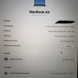 Mac Book Air Retina 13.3”