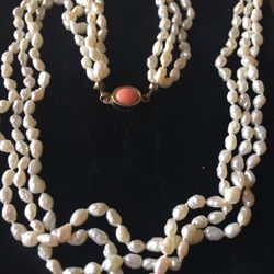 Vintage Seed Pearl Necklace Choker