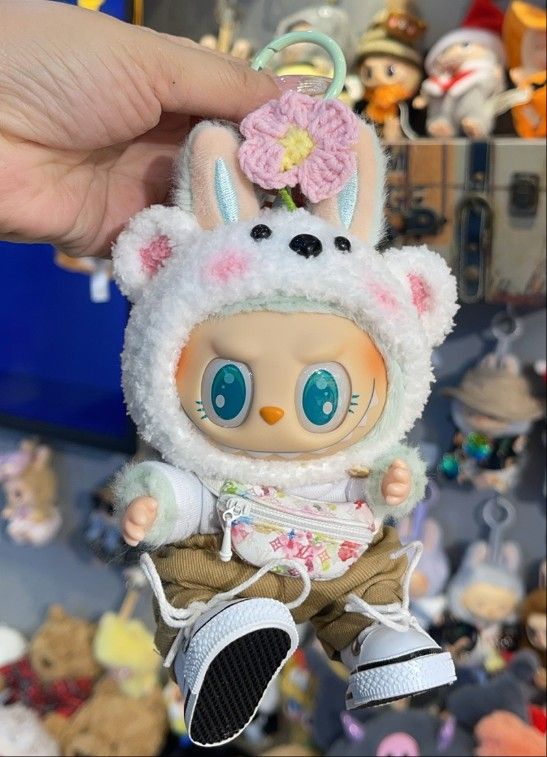 Pop Mart Labub Plush Toy Keychain