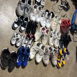 I Got These 19 Pairs Of Tennis Shoes, Jordan Nikes For Sale. Shoot Me An Offer For All Of Them.