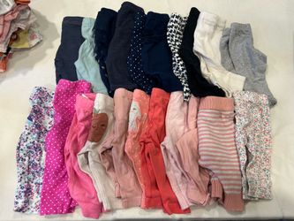 21 baby girl pants bundle