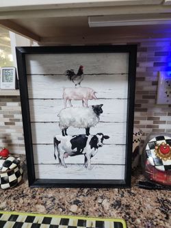 Farm Animals staked up
