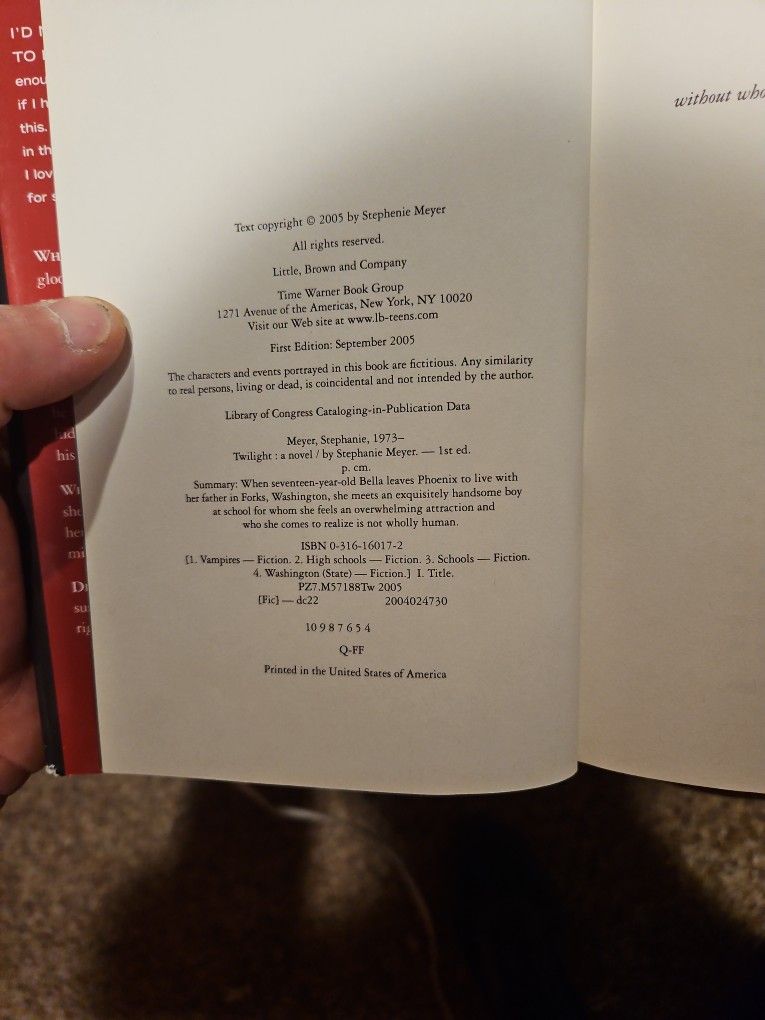 Twilight Complete Series First Edition