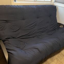 Full Size Futon Navy Blue