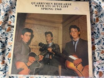 BEATLES The Quarrymen Rehearse with Stu Sutcliff Spring 1960 LP