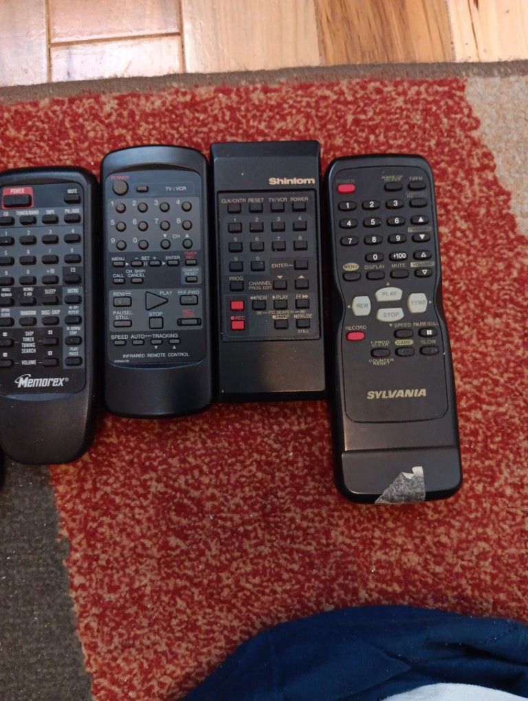 Tv, Cable & VCR  Remotes