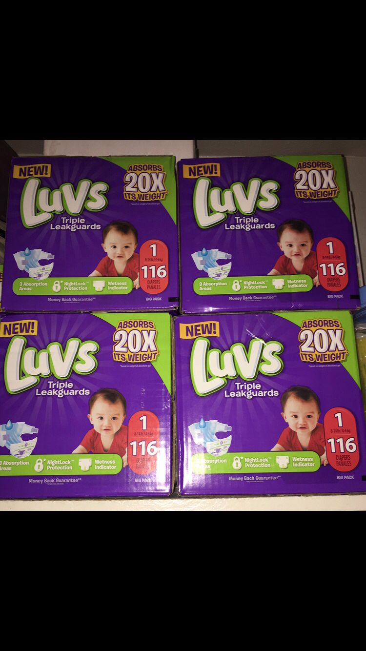 Luvs Diapers Size 1