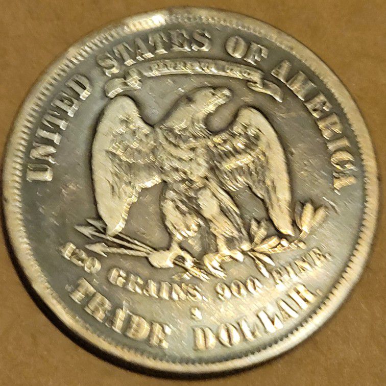 Trade Dollar Silver Coin 