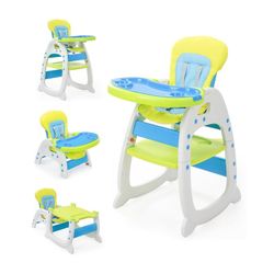 3-in-1 Convertible Baby High Chair