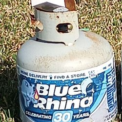 Full Propane Tank With Fuel Gauge