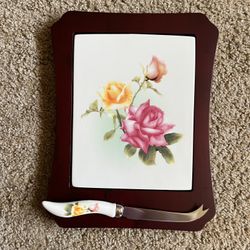Cheese Board and Serving Knife (7 x 10)